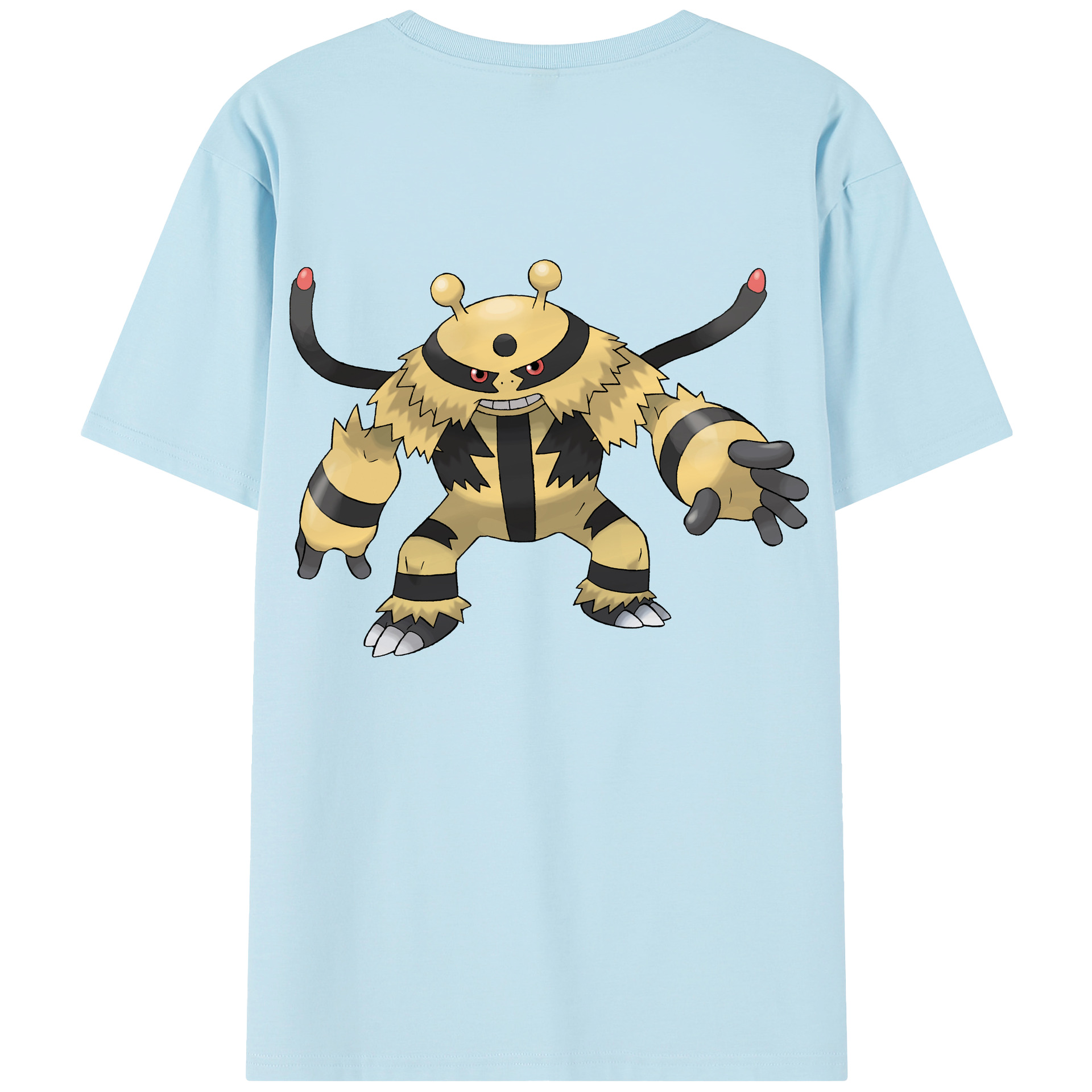 （画像用） ポケットモンスター Pokémon 綿100％半袖Tシャツ（背面プリント）